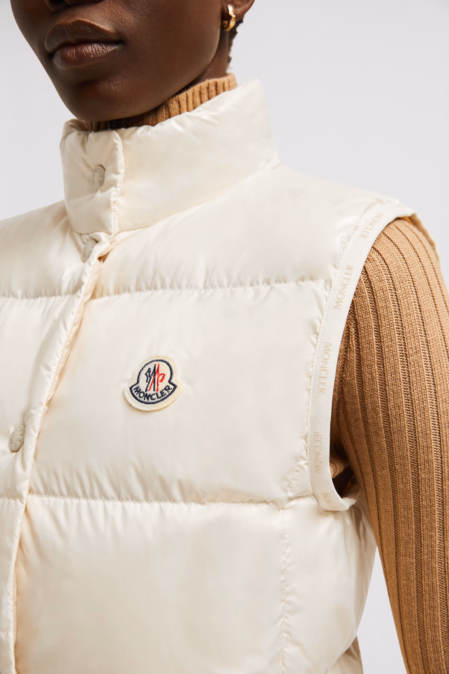 Chaleco plumífero Badia Mujer Blanco Moncler 7